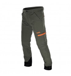 Pantalone Caccia MABON II Verde Militare/Arancio Fluo - LEXEL hunting